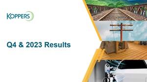 Koppers Q4 2023 Results