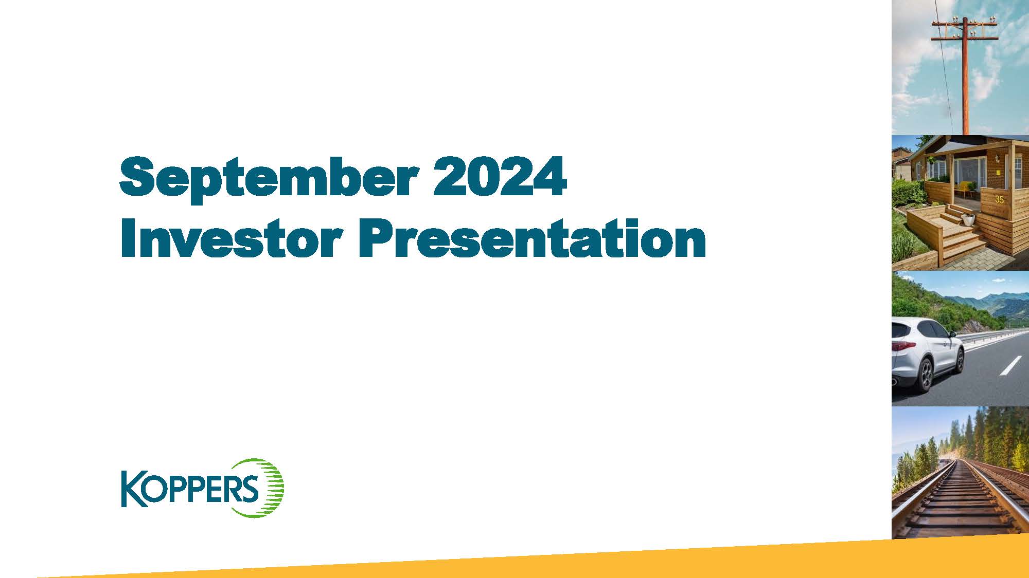 September 2024 Investor Presentation