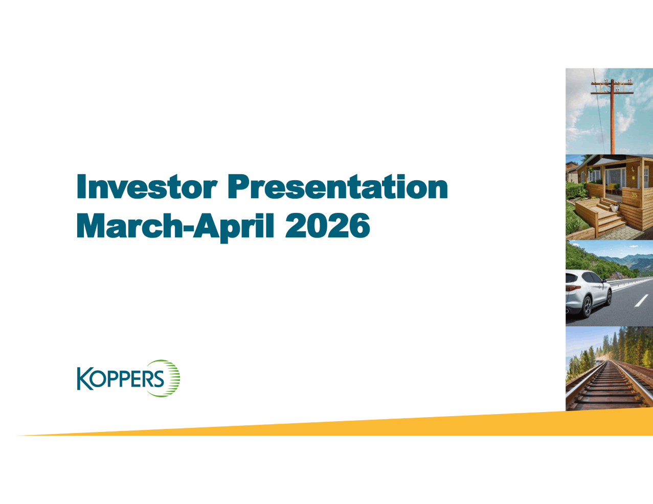 March-April 2026 Investor Presentation
